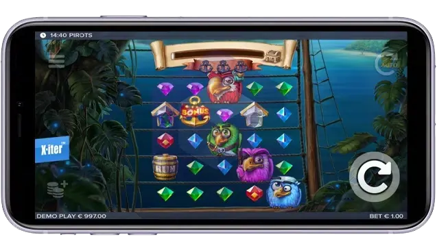 Pirots mobile preview